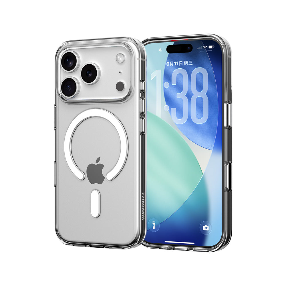 Hipporizz iPhone 17 Lucid Clear Mag 超透磁吸殼