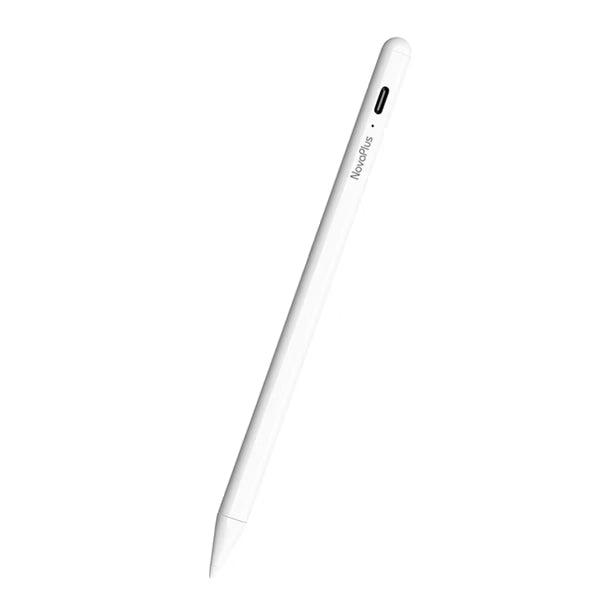 NovaPlus A5 iPad 觸控筆-2025 經典白 |磁吸書寫 × 1.5mm 耐磨筆尖|(iPad mini 7 適用)