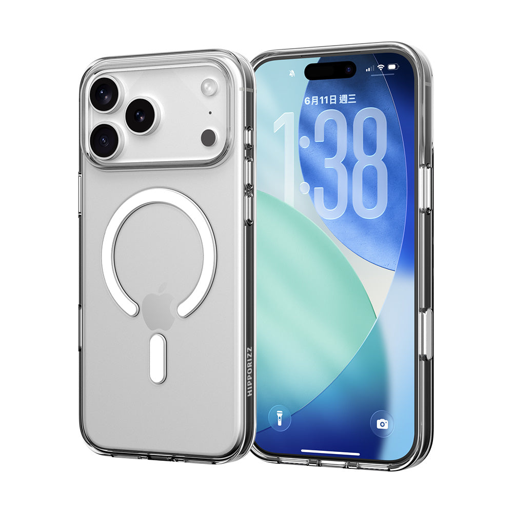 Hipporizz iPhone 17 Lucid Clear Mag 超透磁吸殼