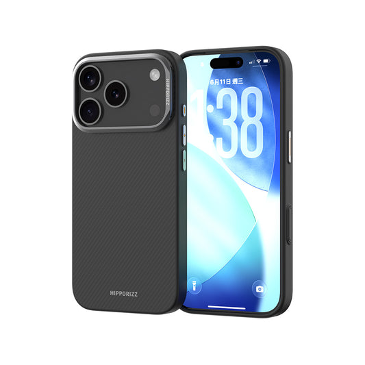 Hipporizz iPhone 17 pro Kevlar Mag 防摔磁吸殼-支架款