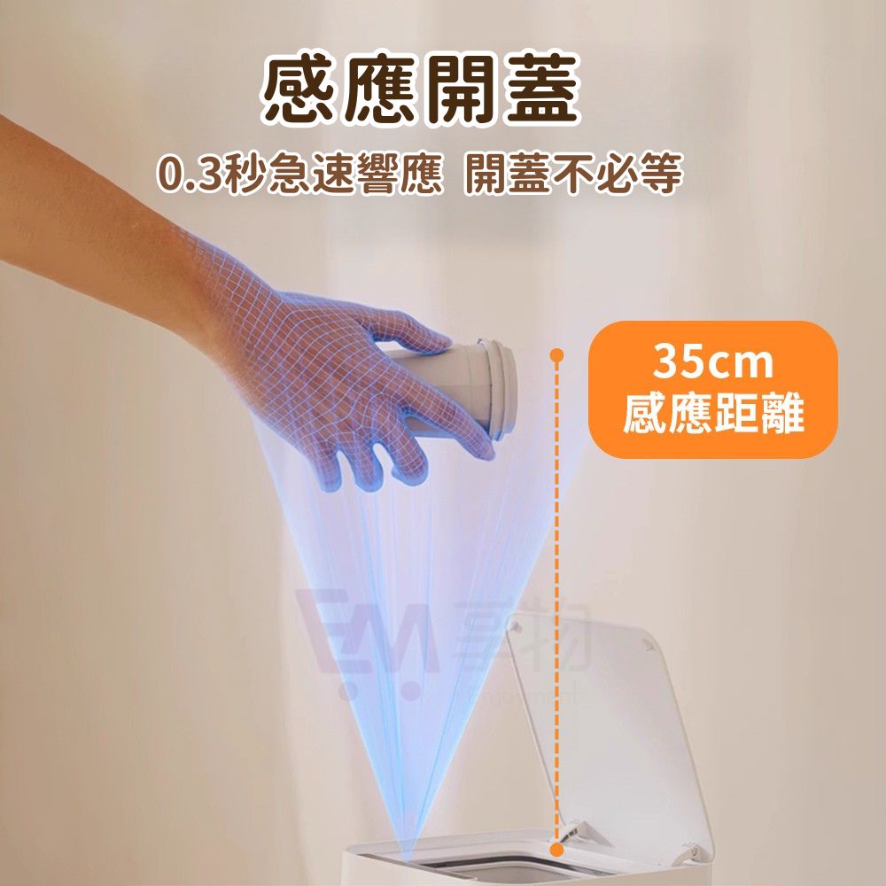 LC 自動打包垃圾桶 Final 17L(自動打包鋪袋/客廳/浴室/廚房)