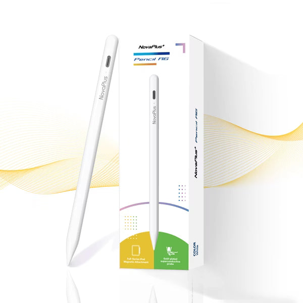 NovaPlus iPad Pencil A6 平板繪圖手寫觸控iPad筆 (2025全磁吸款)