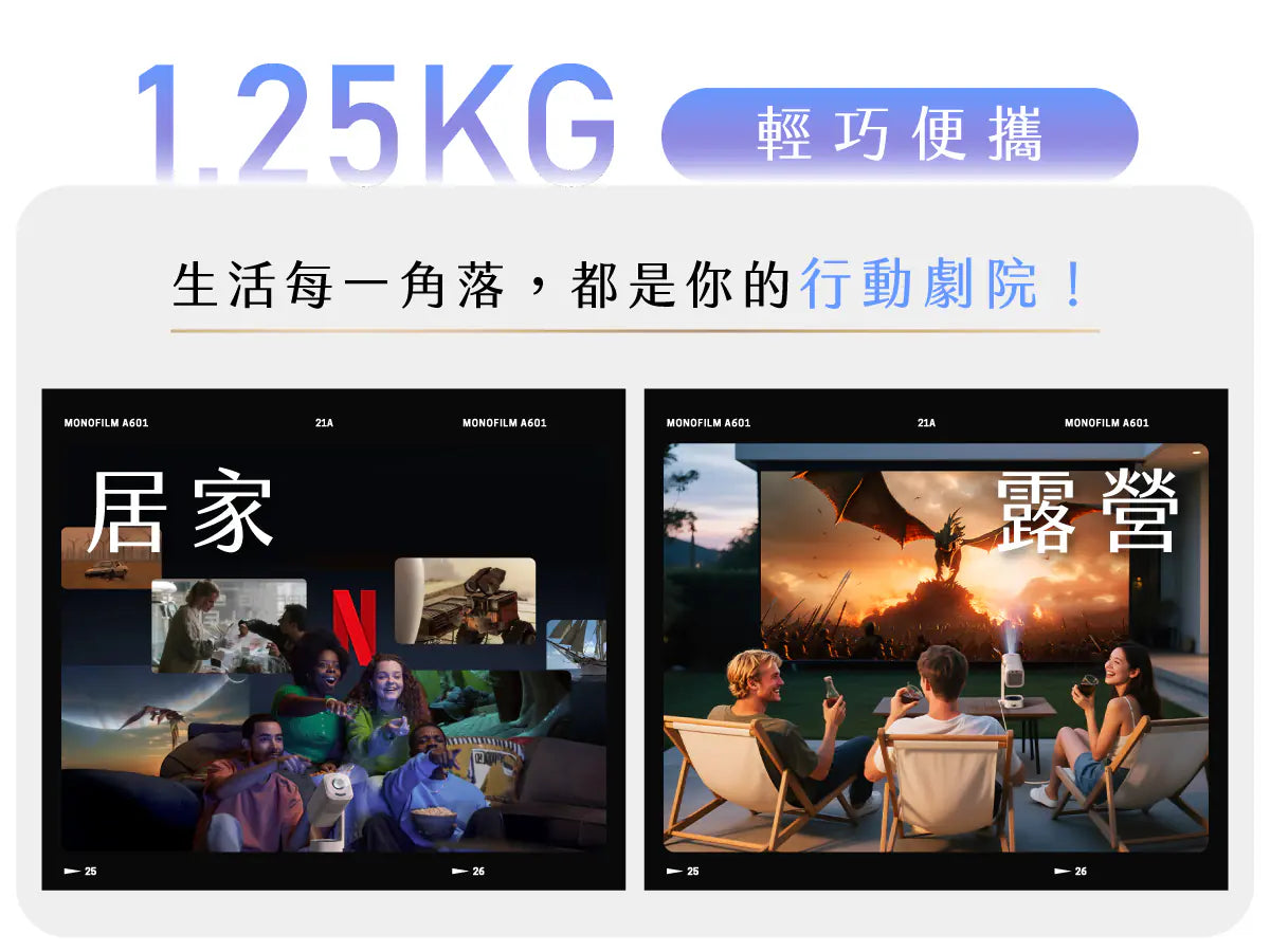 YABER T1 Pro 小影霸隨身投影機