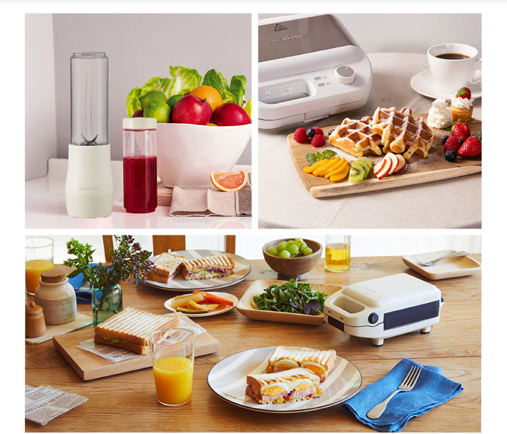 Vitantonio迷你隨行杯果汁機 牛奶白－購買即送PQI Perfect match 車充超值組 機會難得！