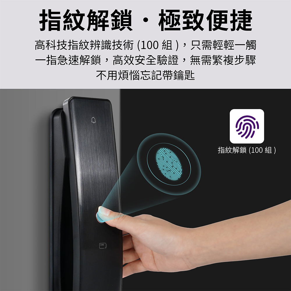 WAFERLOCK 維夫拉克 L900 推拉式電子鎖