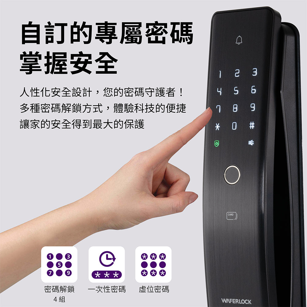 WAFERLOCK 維夫拉克 L900 推拉式電子鎖