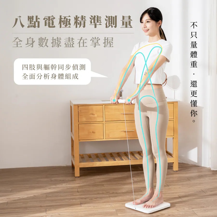 (預購) KINYO ITO八電極家用體脂計 DS-7360SK
