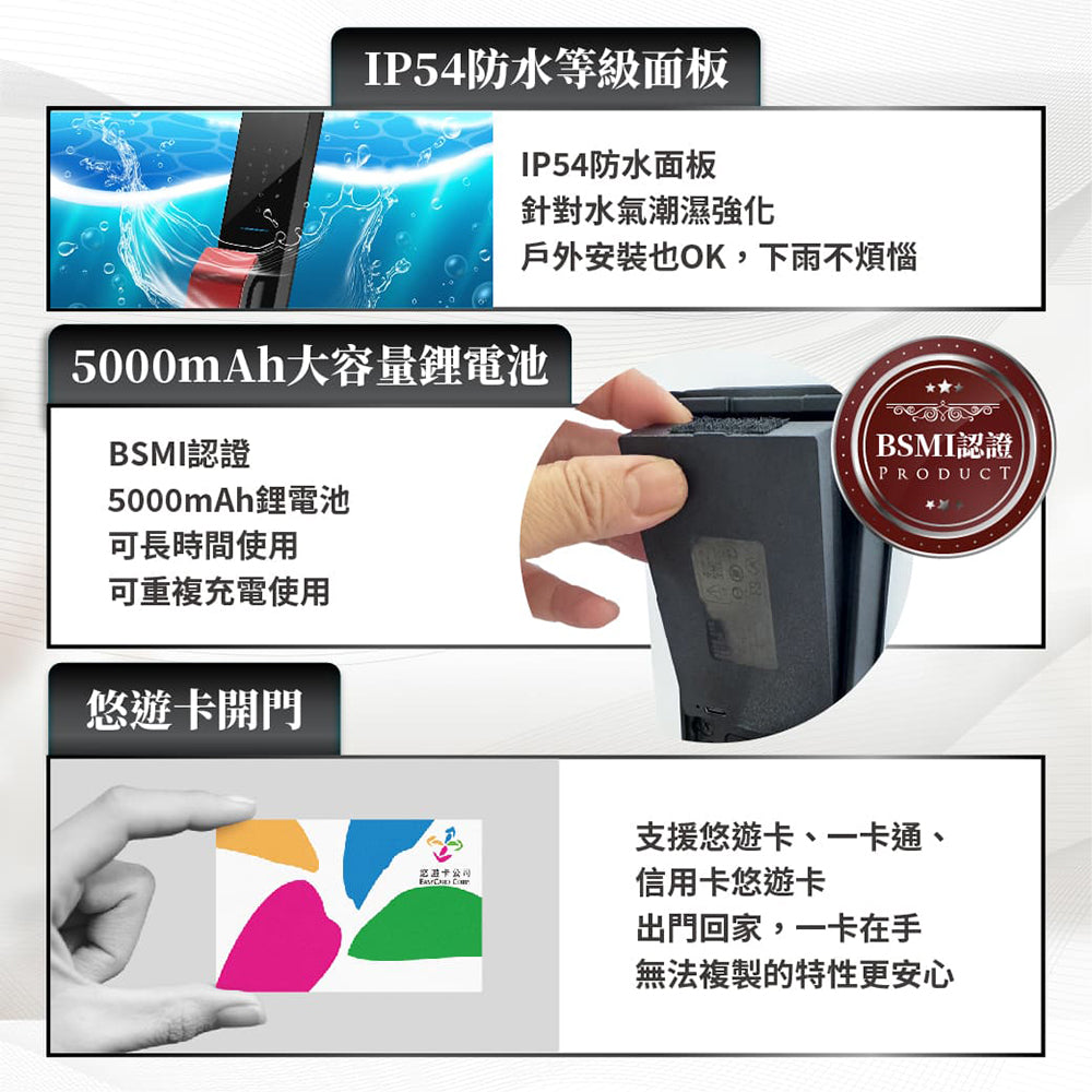 德國摩根moorgen T9+ 11合一美型電子鎖