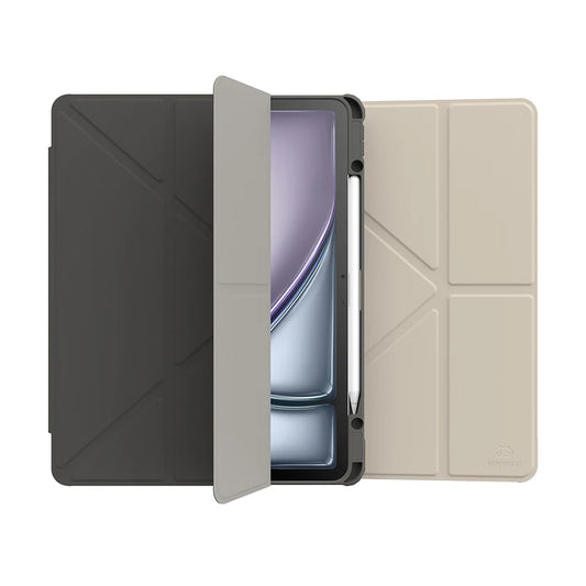 Origo 晶透筆槽防摔殼 iPad Air M2/M3 13 吋 (2024/2025)、Pro 12.9吋 (2020/2021/2022)