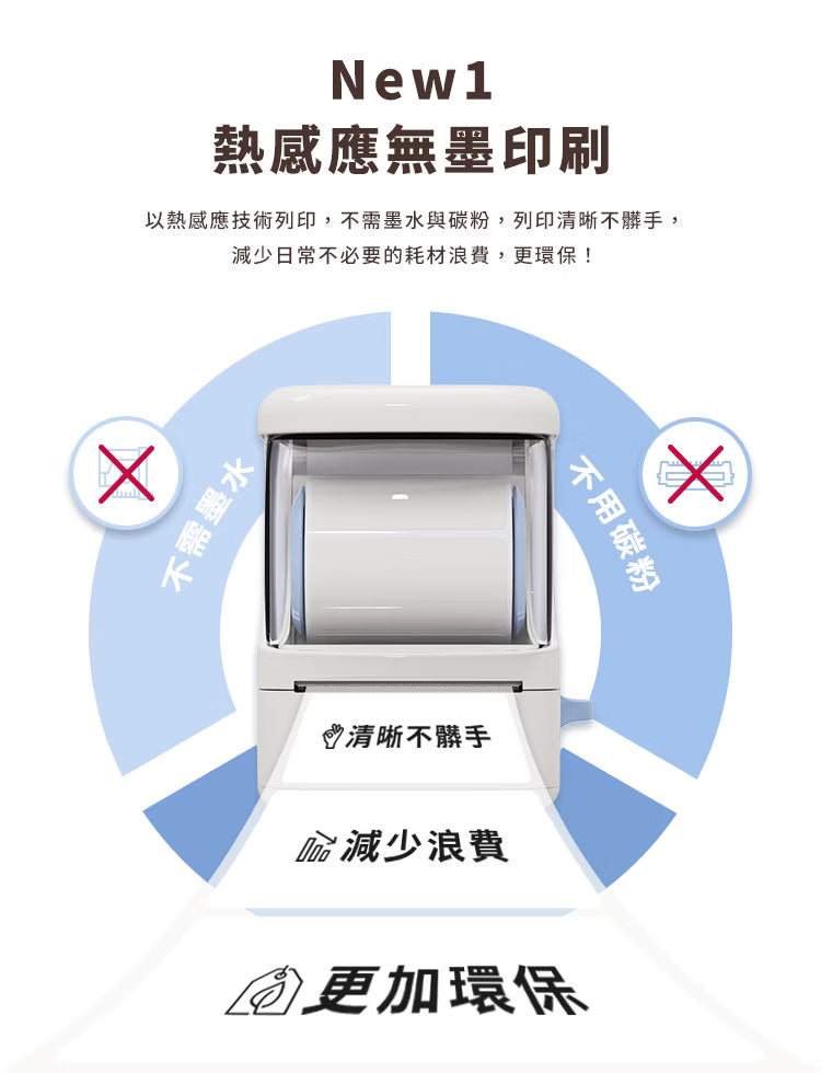 Hanin 扭蛋型熱感應標籤機 New1