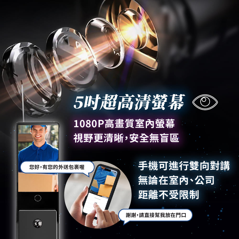 德國摩根moorgen T11 Pro 七合一美型電子鎖 黑