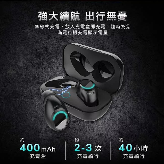 MEES T1S無線觸控式藍芽耳機【贈品不單售】