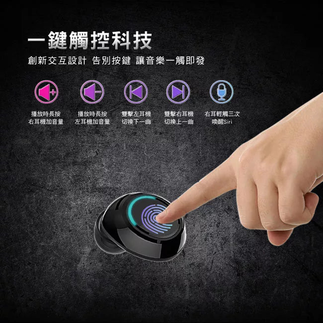 MEES T1S無線觸控式藍芽耳機【贈品不單售】
