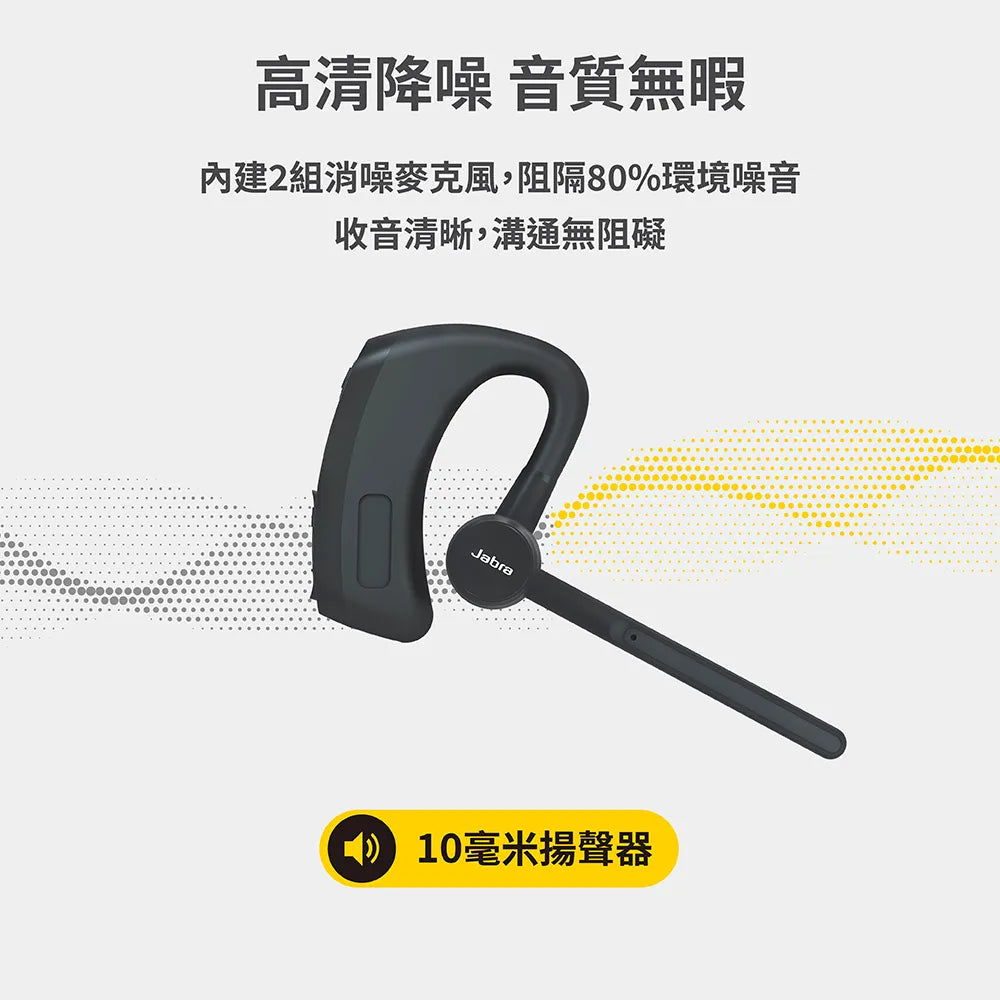 Jabra Perform 45 高效協作立體聲單耳藍芽耳機