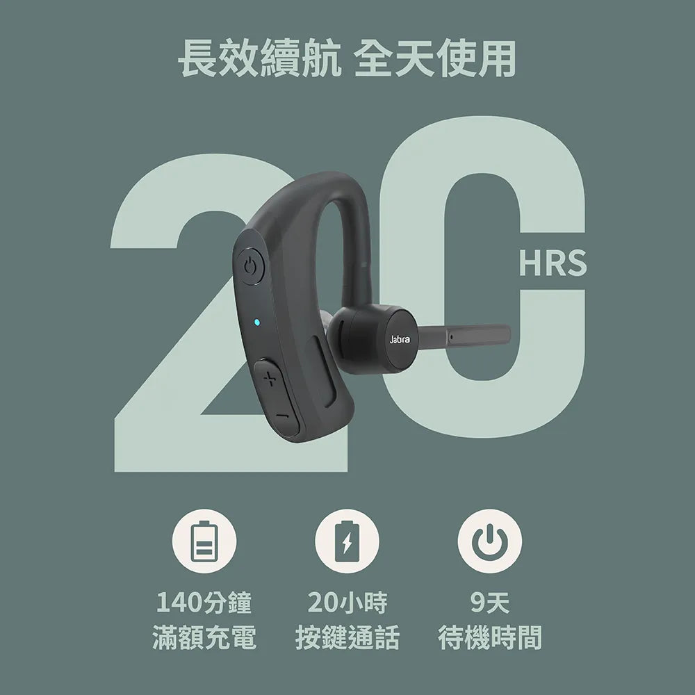 Jabra Perform 45 高效協作立體聲單耳藍芽耳機