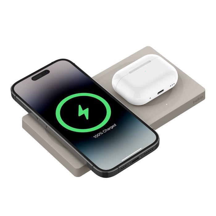 BELKIN BoostCharge Pro MagSafe 2合1 15W 無線充電板