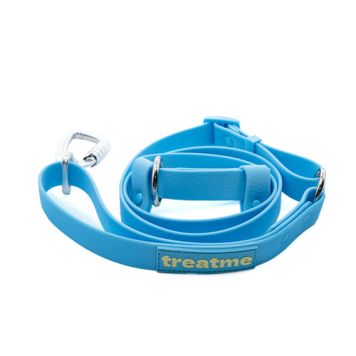 TREAT ME 食癒 兩用安全P字牽繩 (M) SKY