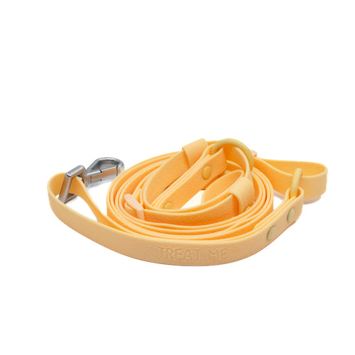 TREAT ME 食癒 兩用安全P字牽繩 (S) Custard