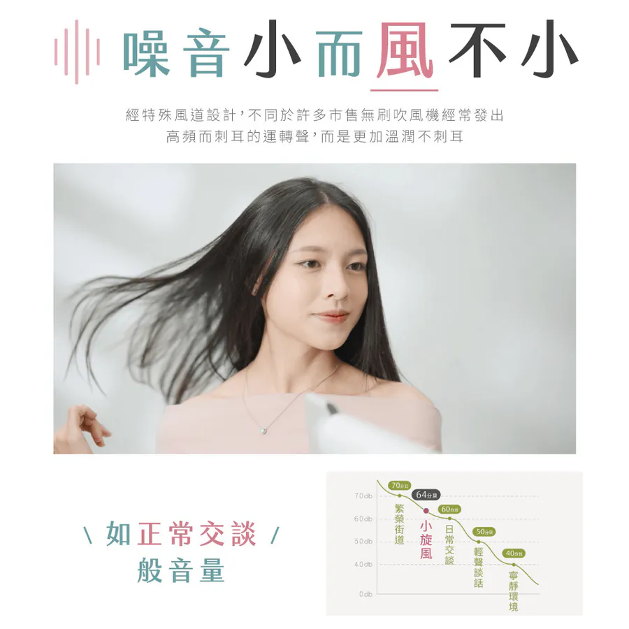 KINYO KH-9660GY 全球電壓無刷吹風機(白)