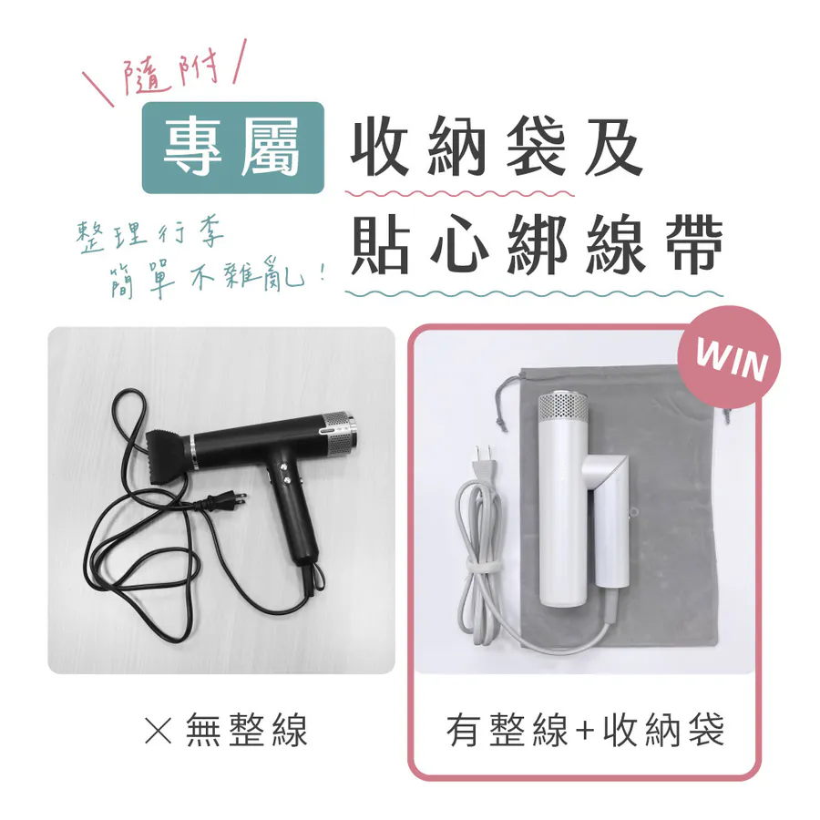 KINYO KH-9660GY 全球電壓無刷吹風機(白)