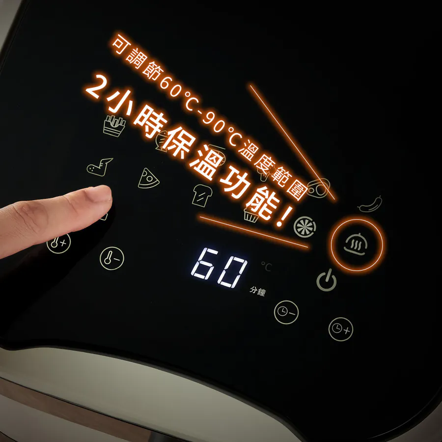 KINYO 6.5L 觸控大容量氣炸鍋 AF-598W(白)