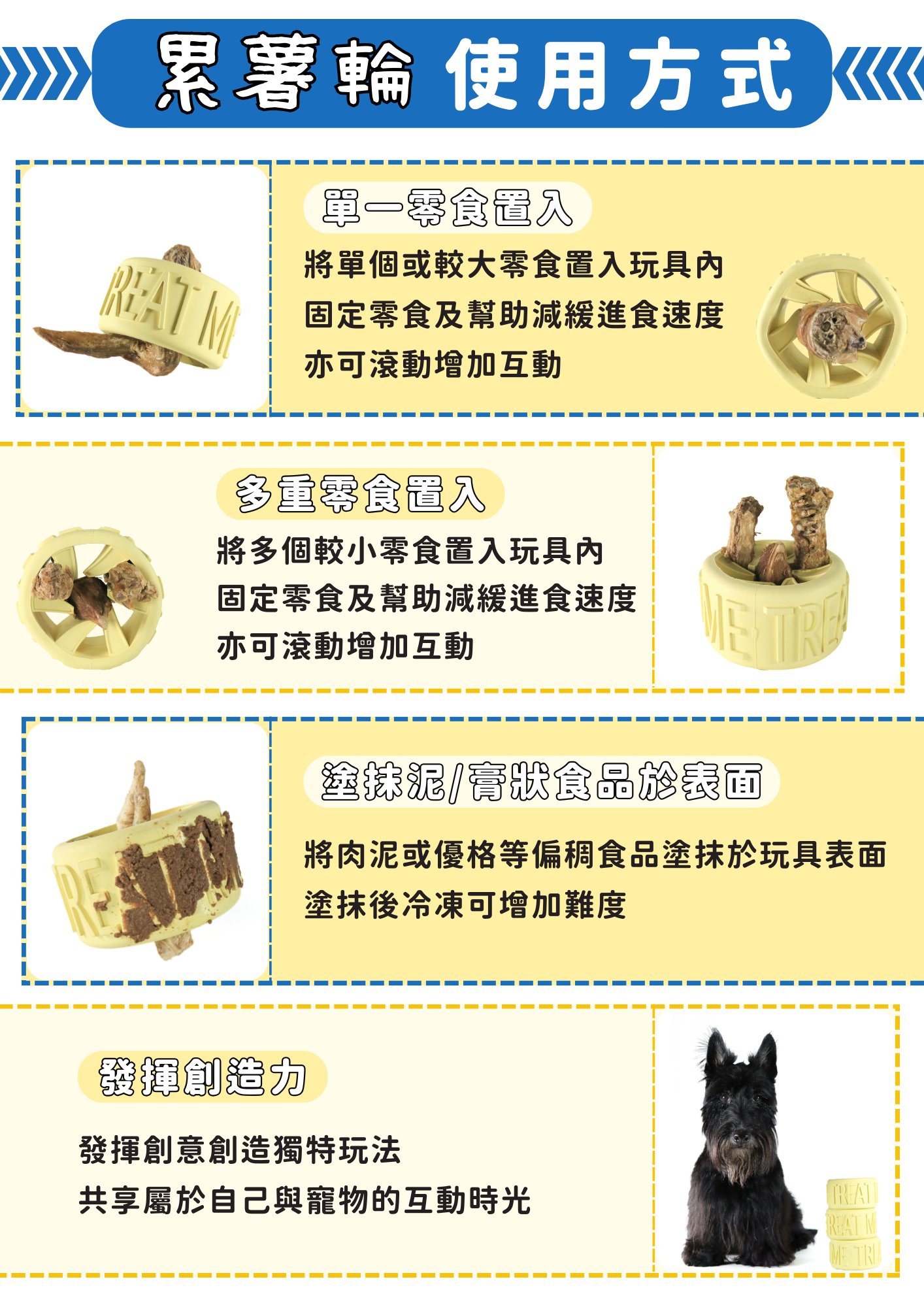 TREAT ME 食癒 超雞累薯輪零食組合 1+2包 (累薯輪*1+鴨脖*1+鴨翅*1)