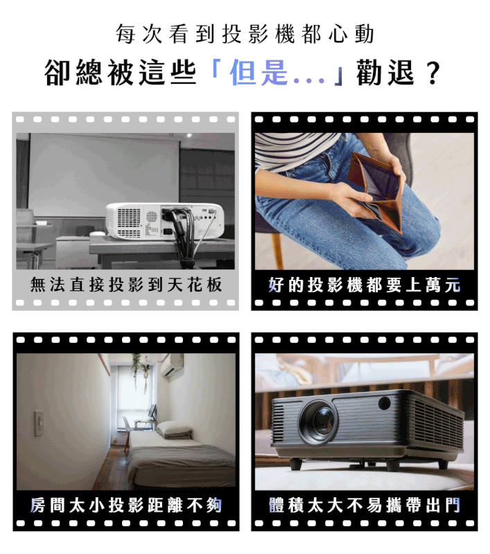 YABER T1 Pro 小影霸隨身投影機