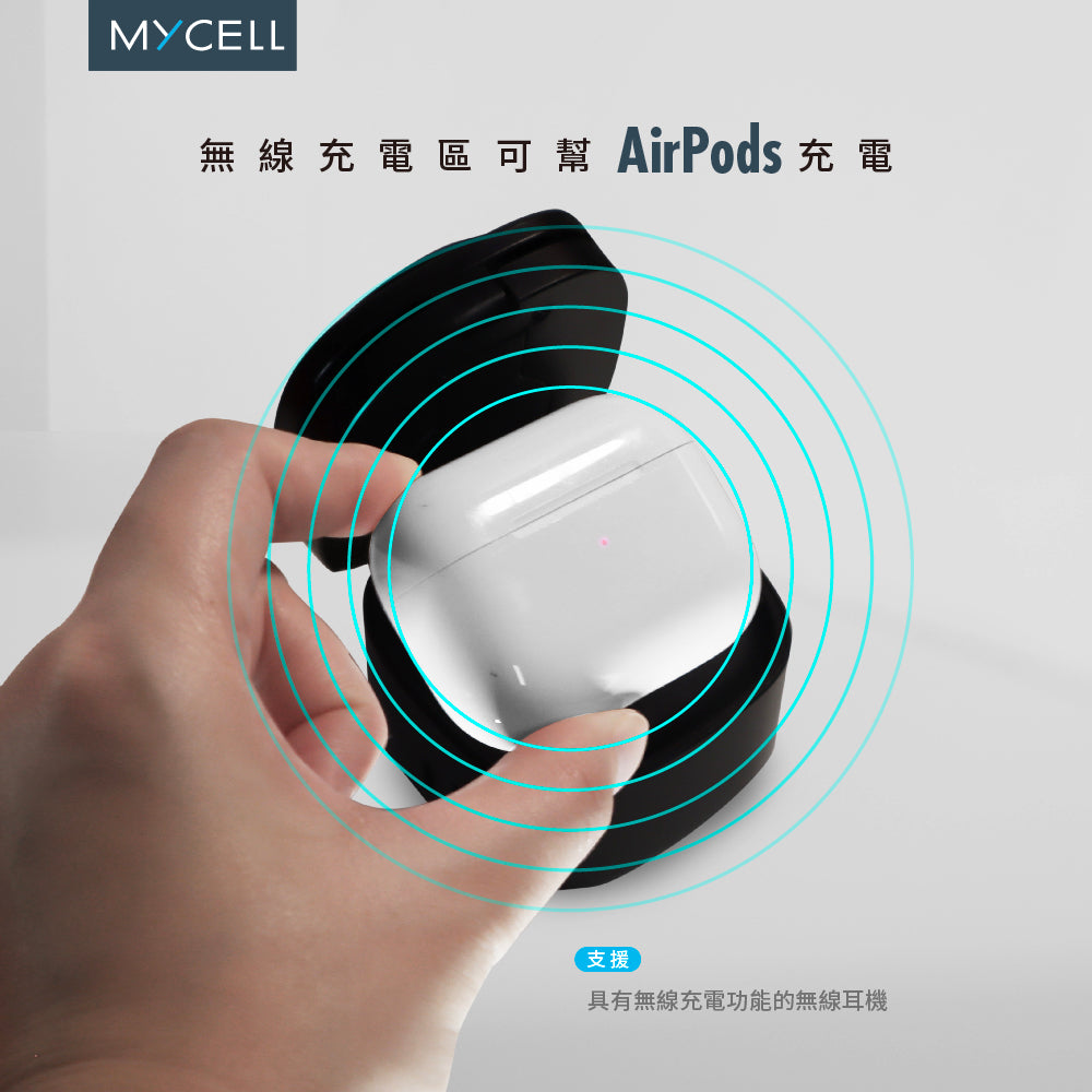 Mycell 65W GaN 5in1 磁吸式無線充電器